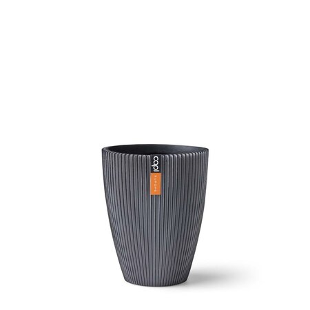 Pot Orchid Groove Medium 14X17 Blac