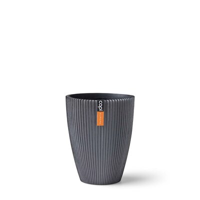 Pot Orchid Groove Medium 14X17 Blac