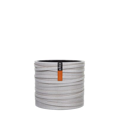 Vase Cylinder Loop 17X17 Ivory