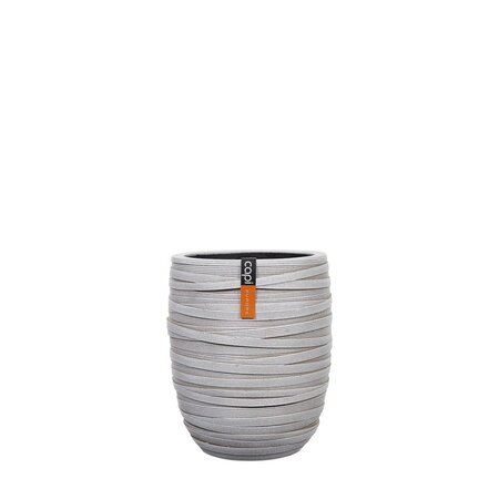 Vase Elegant High Loop 18X21 Ivory