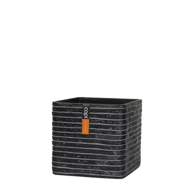 Planter Square Row 15X15X15 Black