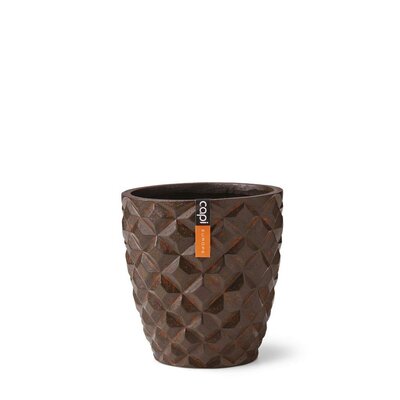 Vase Taper Round 18X19 Rust