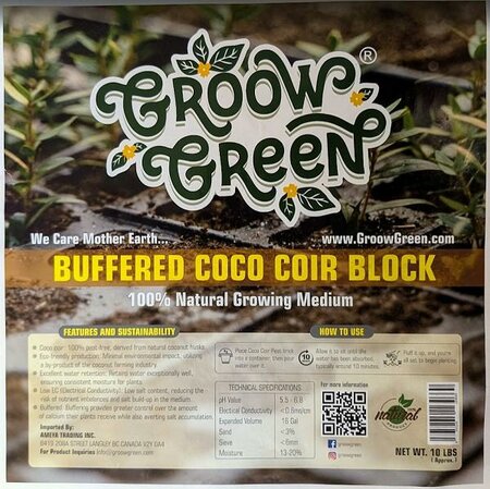 Groow Groove Buffered Coco Coir Block - image 2