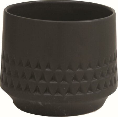 Black Oslo Dolomite Pot