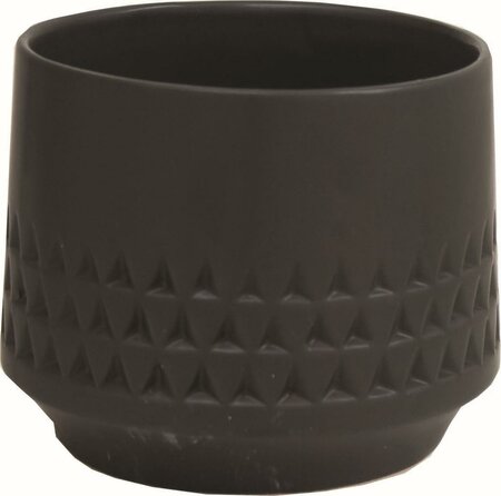 Black Oslo Dolomite Pot