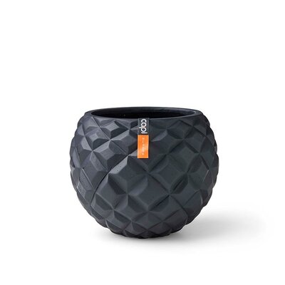 Vase Ball 18X15 Black