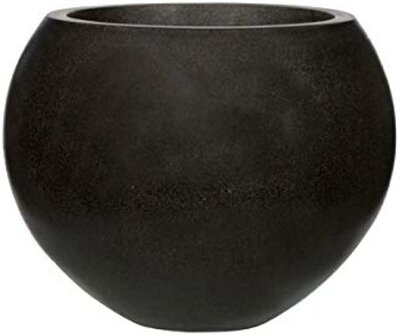 Vase ball II 61x50 black