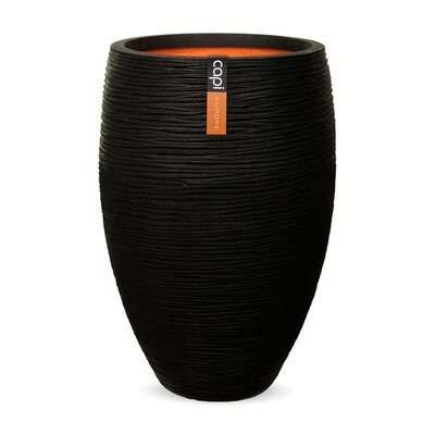 Vase elegant deluxe Rib NL 40x60 black