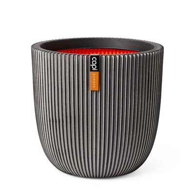 Planter ball Groove NL 35x34 anthracite