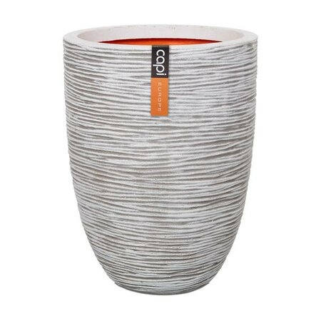 Vase elegant low Rib NL 46x58 ivory