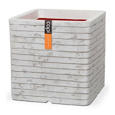Planter square Row NL 40x40x40 ivory